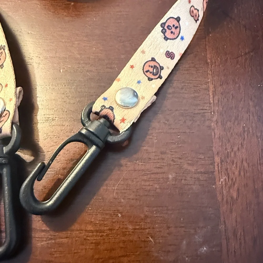 Patterned Lanyard with Clips